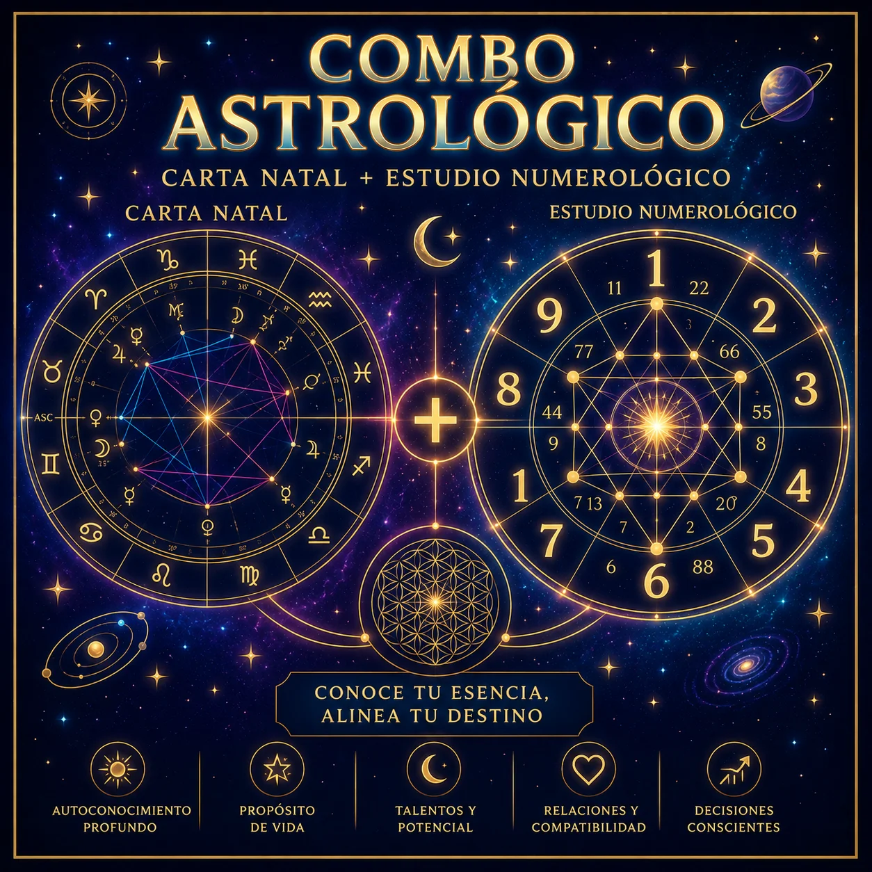 Combo Compatibilidad + Carta Natal