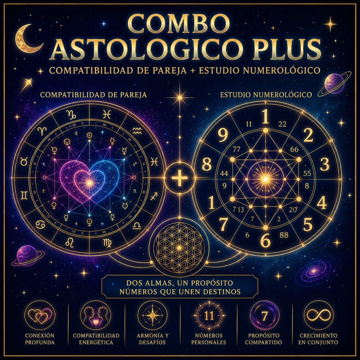 Combo Compatibilidad + Numerología
